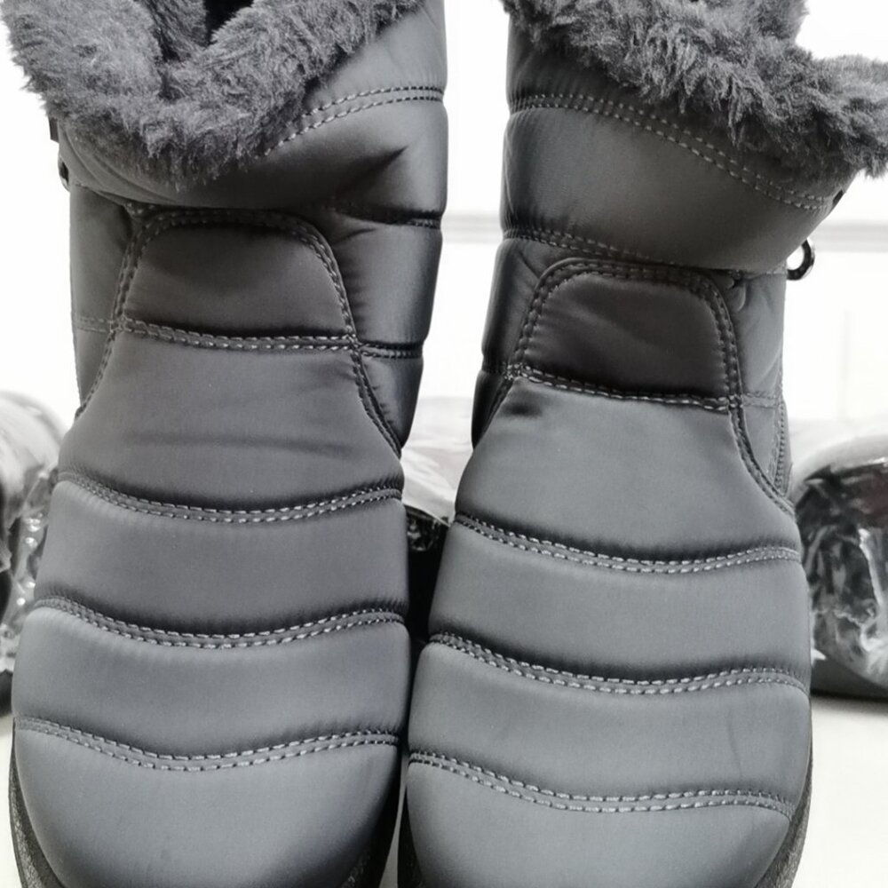 Snow Boots Womens Winter Ankle Boots Ladies Warm Fur Lined Booties - Picture 10 of 11